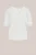 WE Fashion – Dames T-shirt met open structuur – Regular fit – Wit –