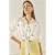 Geborduurd Poplin Shirt met Knopsluiting