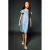 Mango Kids gebloemde midi jurk blauw