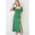 Bloemenprint Midi-jurk met Strik