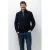 State of Art katoenen gebreid vest – donkerblauw