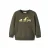 NAME IT MINI sweater met print – donkergroen