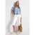 Street One Dames 3/4 broek met omslag in Wit