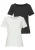 LASCANA Shirt  zwart / wit