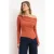TRENDYOLMİLLA Dames Bruin Effen Lang Getailleerd Blouses