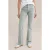 We Fashion 5-pocket Mid Waist Greyish Green