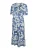 MAMALICIOUS Jurk ‘MLMALIKKA TESS’  blauw denim / wit