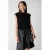 Shoeby mouwloze top zwart
