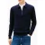 Tommy Hilfiger Lambswool Zip Polo Desert Sky