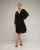 Jurk met geruite textuur en details