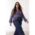 Trendyol Curve Dames Blauw Geruit Lang Skater Grote maten Blouses