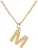 GOOD.designs Ketting ‘M’  goud