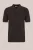 WE Fashion – Heren regular fit gebreide polo met structuur – Regular fit – Donkerbruin – Katoen –