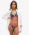 Triangelbikinitop met Logo Blauw