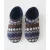 White Stuff Fairisle Knitted Bootie Navy Multi