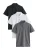 Next Shirt  basaltgrijs / zwart / wit