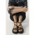BA&SH Sandales Chana Noir