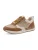 Tamaris Sneakers laag ‘Almina’  cognac / goud / zilver / wit