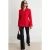 TRENDYOLMİLLA Dames Rood Effen Lang Regular fit Blazers