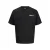 JACK & JONES JUNIOR rechtvallend T-shirt met backprint – zwart