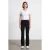 Slim Fit Crop Jersey Blouse
