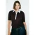 Mango polo – donkerbruin