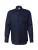 Seidensticker slim fit overhemd – donkerblauw structuur – Strijkvrij – Boord