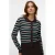 AWARE gebreid gestreept vest – petrol