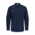 JACK & JONES slim casual overhemd donkerblauw