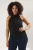 Trendyol Curve Dames Zwart Effen Mouwloos Getailleerd Grote maten Blouses