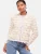 Lipsy Gebreid vest  taupe / lichtoranje / wit