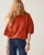 Summum Boxy Sweater Mohair Wool Blend Knit 7s8040-70100 Trui 508 Goji Berry