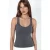 V-hals geribbelde tanktop