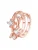 Hey Happiness Oorbellen ‘Sparkle Band’  rose-goud