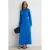 Trendyol Modest Dames Blauw Effen Maxi Lang Casual Recht Modest Jurken