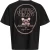 Jack & Jones Heren backprint t-shirt jorcotedazur zwart/lichtrood