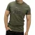 Diesel monotoon logo groen T-shirt