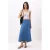 TRENDYOLMİLLA Dames Blauw Effen Maxi A-lijn Rokken