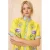 Oilily gebloemde blouse geel