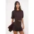 TRENDYOLMİLLA Dames Bruin Effen Kort Boxy T-shirts