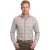 Overhemd John Miller Tailored Fit New beige geruit