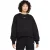 Nike Dames Phoenix Fleece Crew Neck Oversized Sweatshirt (Zwart)