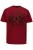 JP1880 Shirt ‘ACDC’  roestrood / zwart