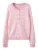 NAME IT Gebreid vest  rosa / wit