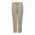 ONLY cropped high waist slim fit broek ONLCARO met linnen beige