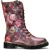 Laura Vita Incaso-18 Burgundy Floral Dames Gothic Victoriaanse Leren Hoge Laarzen