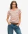 Superdry Vrouwen Essential Gestreept T-shirt met Logo Crème