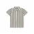Daily7 gestreept casual overhemd beige