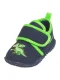 PLAYSHOES Huisschoenen ‘Drache’  marine / limoen / neongroen / donkeroranje