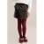 WE Fashion imitatieleren minirok – donkerrood